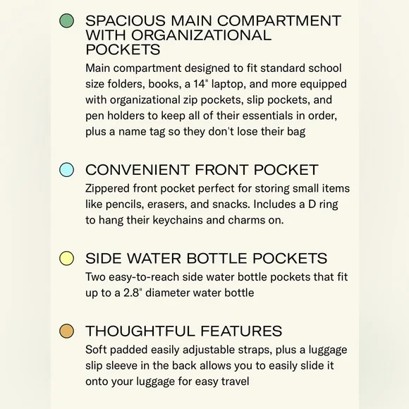 New State Bags Kane Kids Travel Backpack Blue Checkerboard Boy - Picture 10 of 11